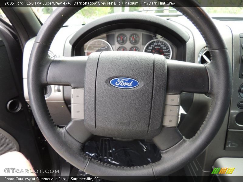 Dark Shadow Grey Metallic / Medium Flint/Dark Flint Grey 2005 Ford F150 FX4 SuperCrew 4x4