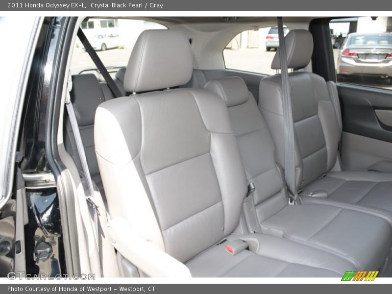 Crystal Black Pearl / Gray 2011 Honda Odyssey EX-L