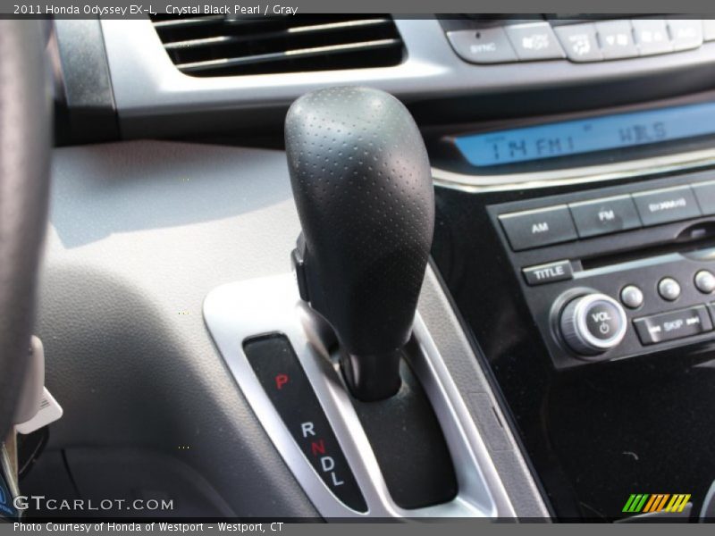 Crystal Black Pearl / Gray 2011 Honda Odyssey EX-L