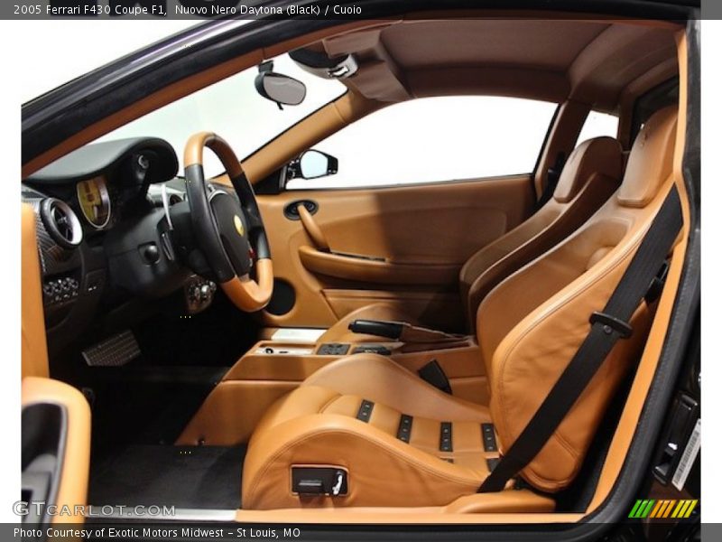 Front Seat of 2005 F430 Coupe F1
