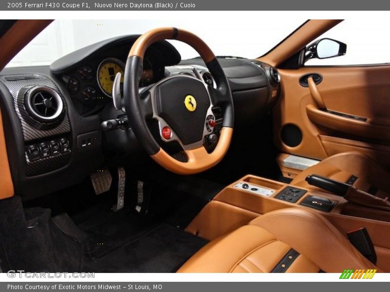 Nuovo Nero Daytona (Black) / Cuoio 2005 Ferrari F430 Coupe F1