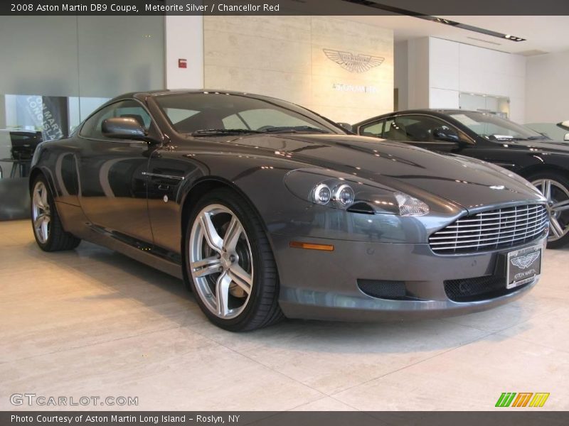 Meteorite Silver / Chancellor Red 2008 Aston Martin DB9 Coupe