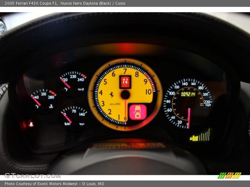  2005 F430 Coupe F1 Coupe F1 Gauges
