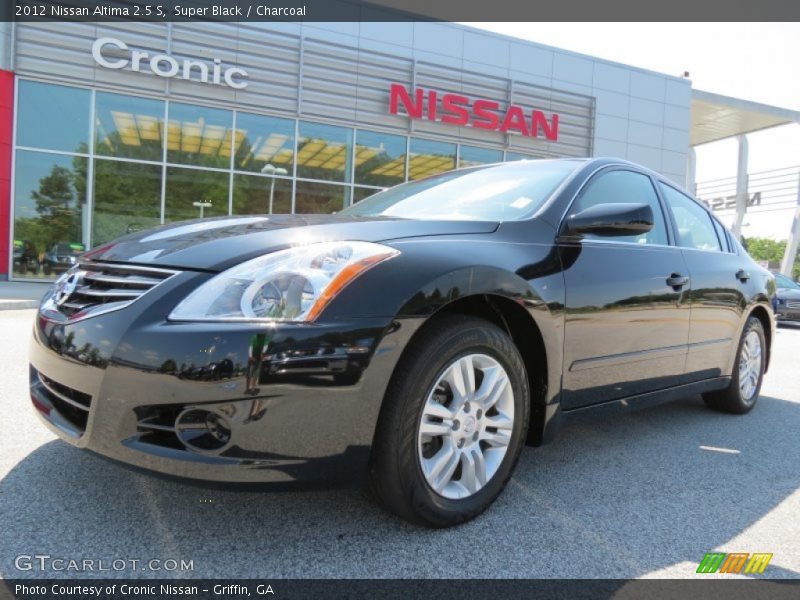 Super Black / Charcoal 2012 Nissan Altima 2.5 S
