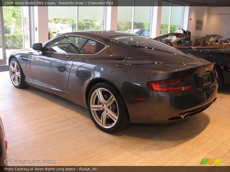 Meteorite Silver / Chancellor Red 2008 Aston Martin DB9 Coupe