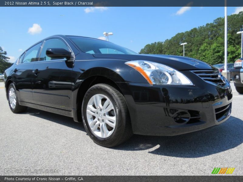 Super Black / Charcoal 2012 Nissan Altima 2.5 S