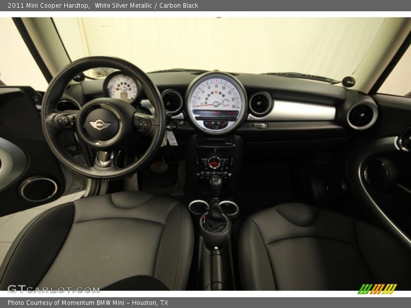 White Silver Metallic / Carbon Black 2011 Mini Cooper Hardtop