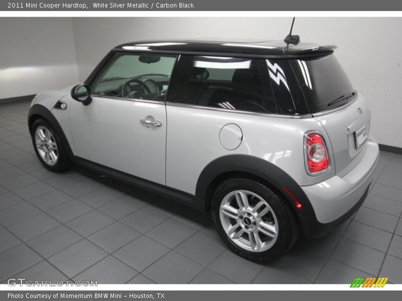 White Silver Metallic / Carbon Black 2011 Mini Cooper Hardtop