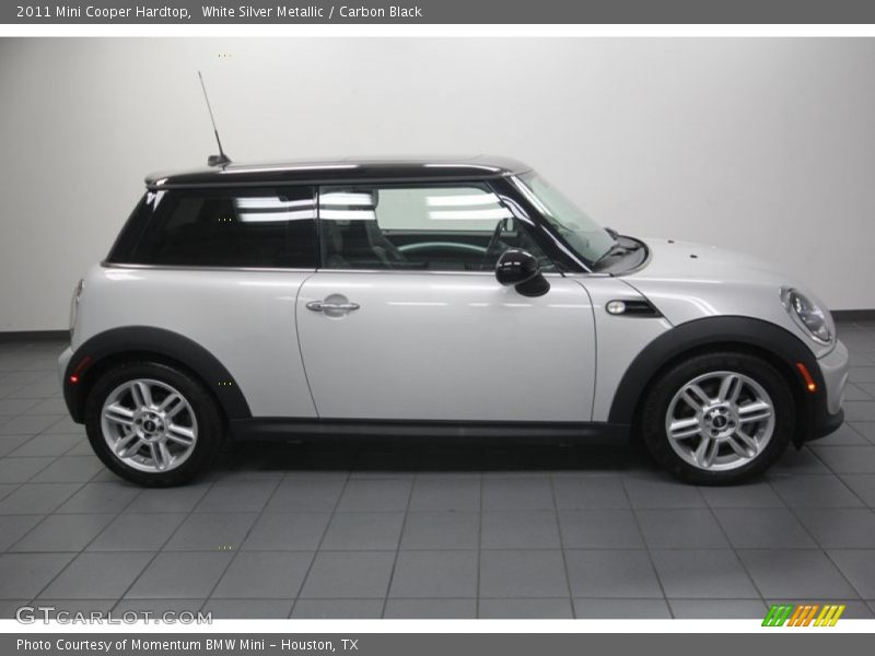 White Silver Metallic / Carbon Black 2011 Mini Cooper Hardtop