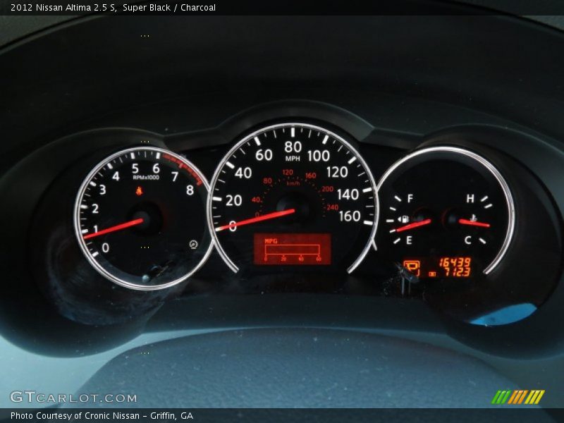 Super Black / Charcoal 2012 Nissan Altima 2.5 S