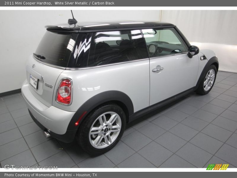 White Silver Metallic / Carbon Black 2011 Mini Cooper Hardtop