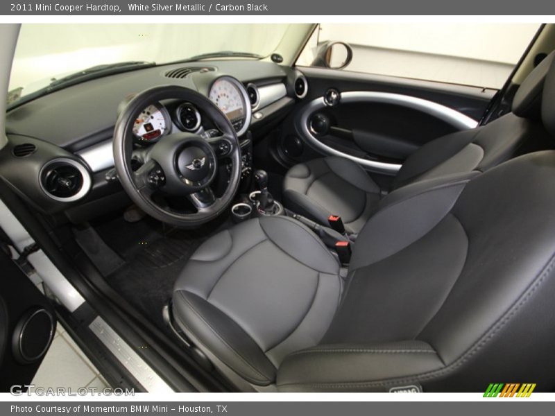 White Silver Metallic / Carbon Black 2011 Mini Cooper Hardtop