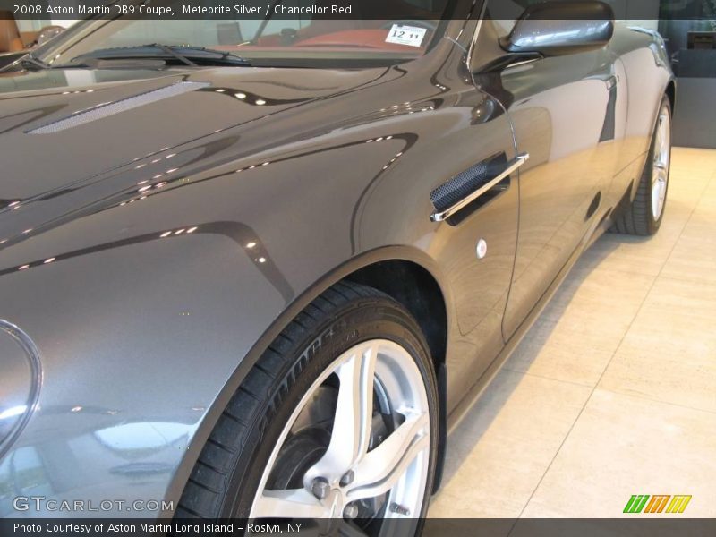 Meteorite Silver / Chancellor Red 2008 Aston Martin DB9 Coupe