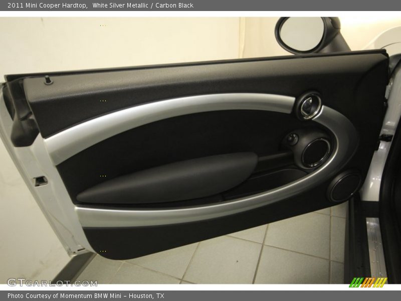 White Silver Metallic / Carbon Black 2011 Mini Cooper Hardtop