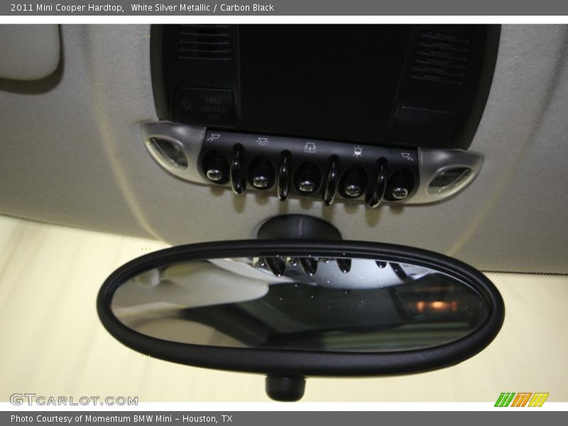 White Silver Metallic / Carbon Black 2011 Mini Cooper Hardtop