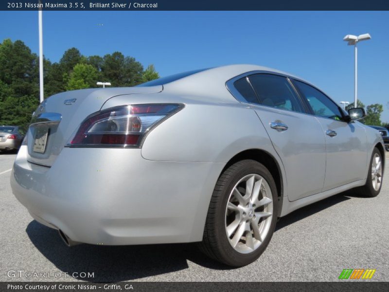 Brilliant Silver / Charcoal 2013 Nissan Maxima 3.5 S