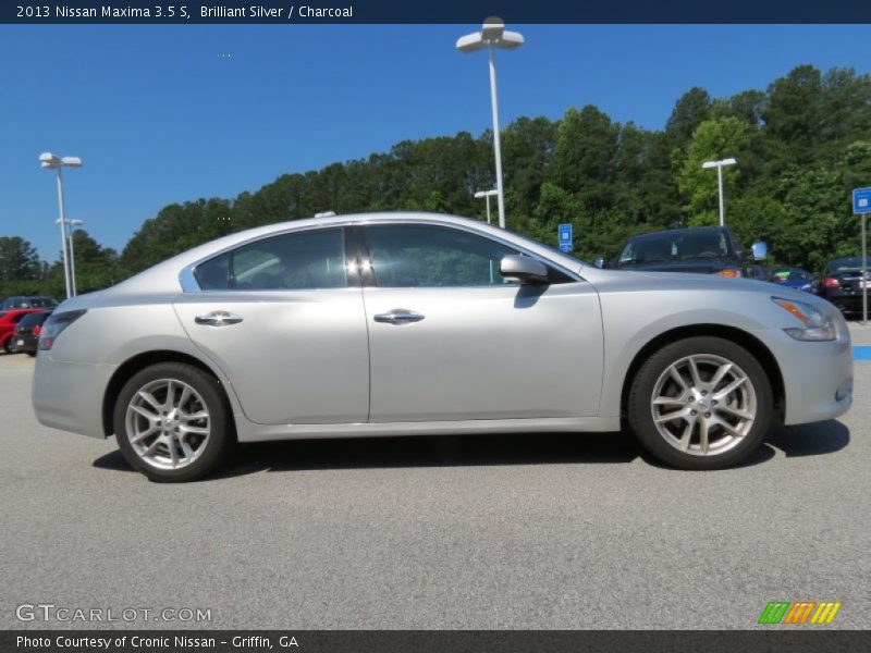 Brilliant Silver / Charcoal 2013 Nissan Maxima 3.5 S