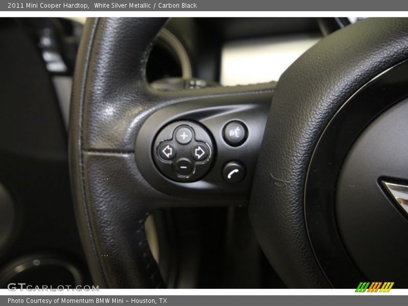 White Silver Metallic / Carbon Black 2011 Mini Cooper Hardtop