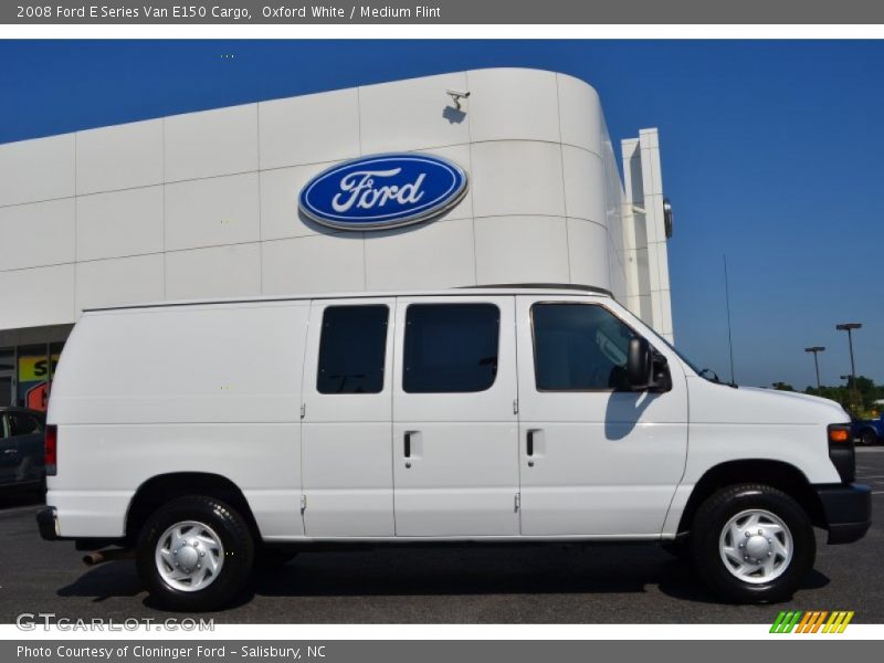 Oxford White / Medium Flint 2008 Ford E Series Van E150 Cargo
