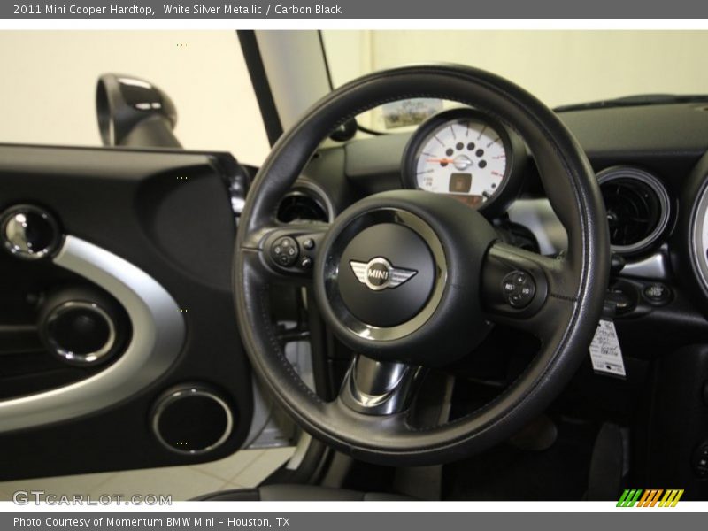 White Silver Metallic / Carbon Black 2011 Mini Cooper Hardtop