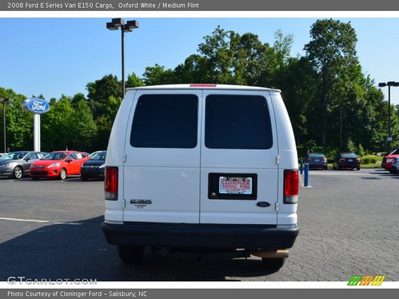 Oxford White / Medium Flint 2008 Ford E Series Van E150 Cargo