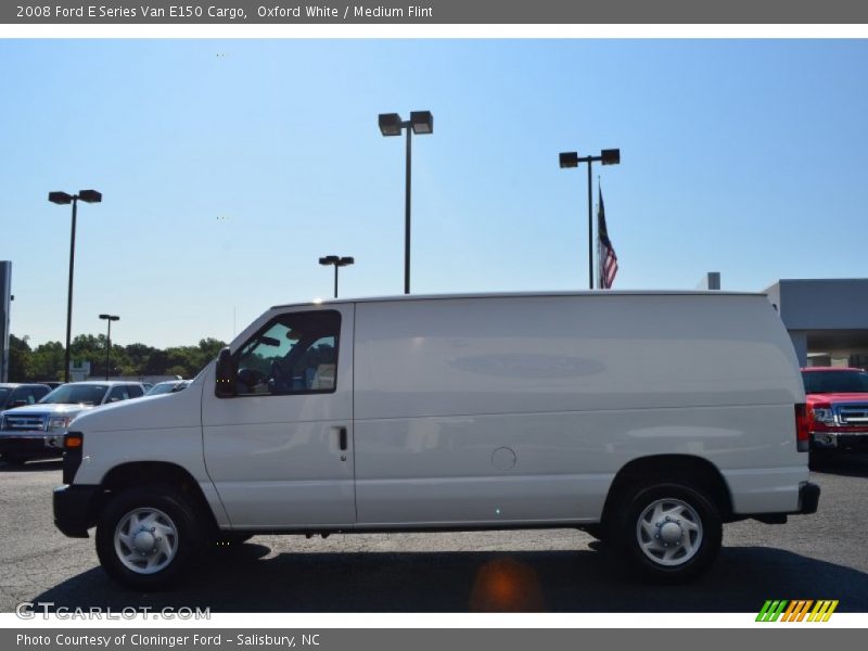 Oxford White / Medium Flint 2008 Ford E Series Van E150 Cargo