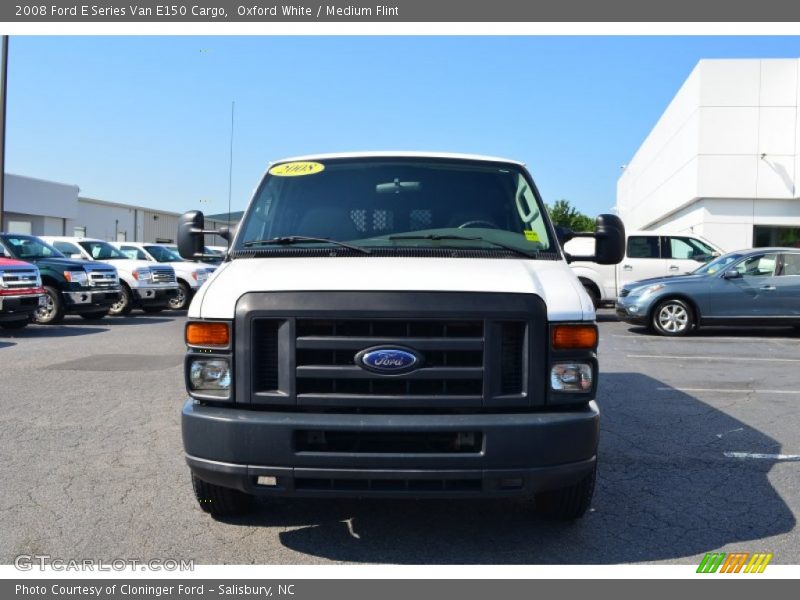 Oxford White / Medium Flint 2008 Ford E Series Van E150 Cargo