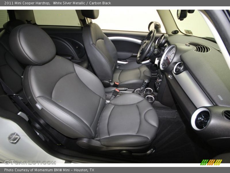 White Silver Metallic / Carbon Black 2011 Mini Cooper Hardtop