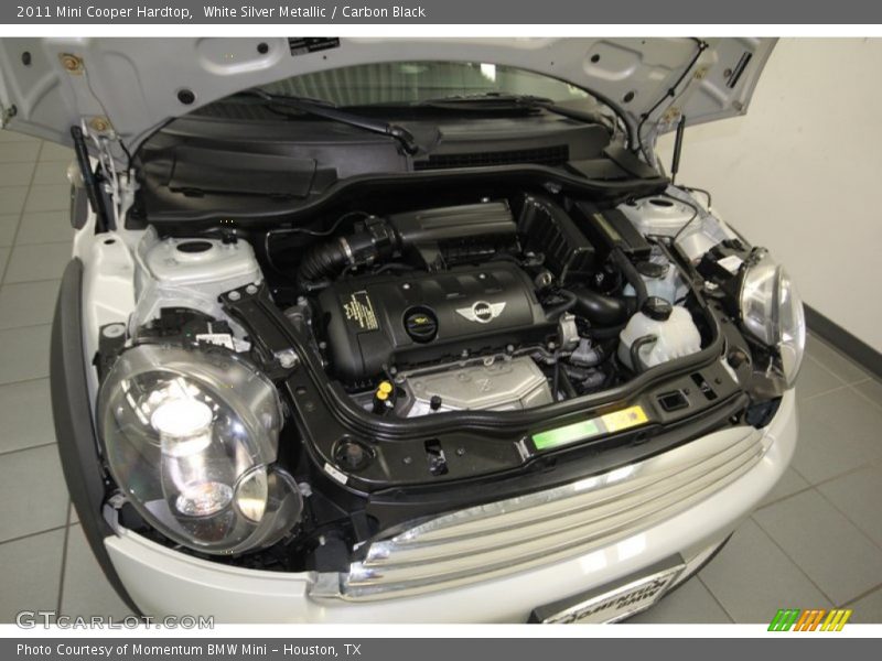 White Silver Metallic / Carbon Black 2011 Mini Cooper Hardtop
