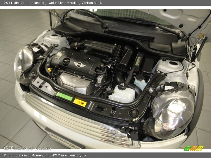 White Silver Metallic / Carbon Black 2011 Mini Cooper Hardtop