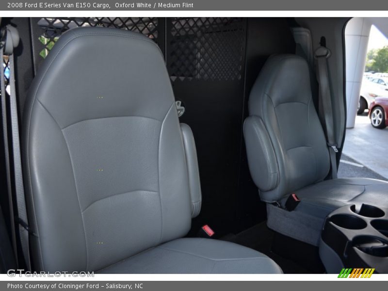 Oxford White / Medium Flint 2008 Ford E Series Van E150 Cargo