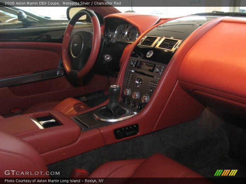 Meteorite Silver / Chancellor Red 2008 Aston Martin DB9 Coupe