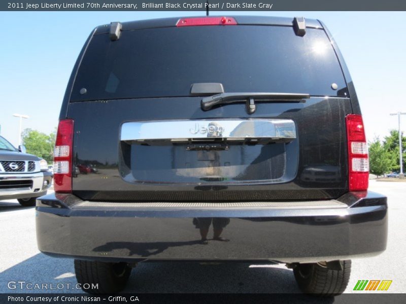 Brilliant Black Crystal Pearl / Dark Slate Gray 2011 Jeep Liberty Limited 70th Anniversary