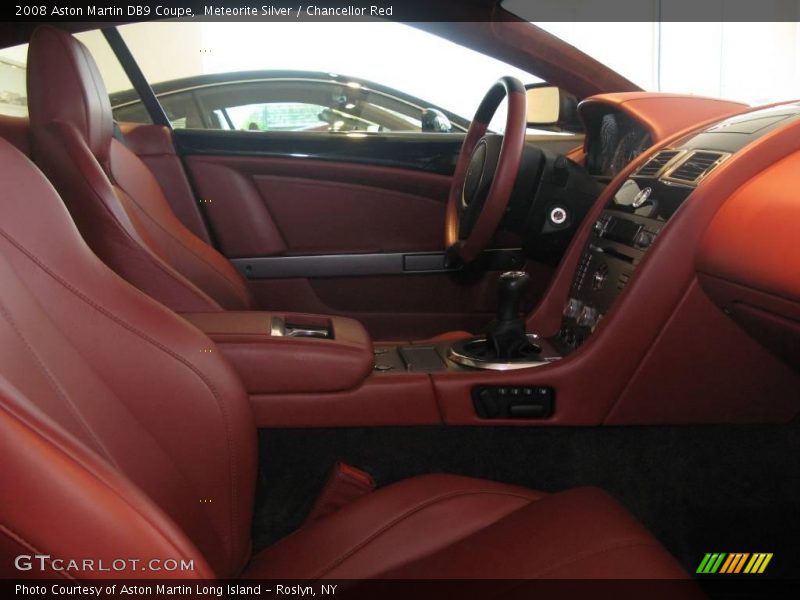Meteorite Silver / Chancellor Red 2008 Aston Martin DB9 Coupe