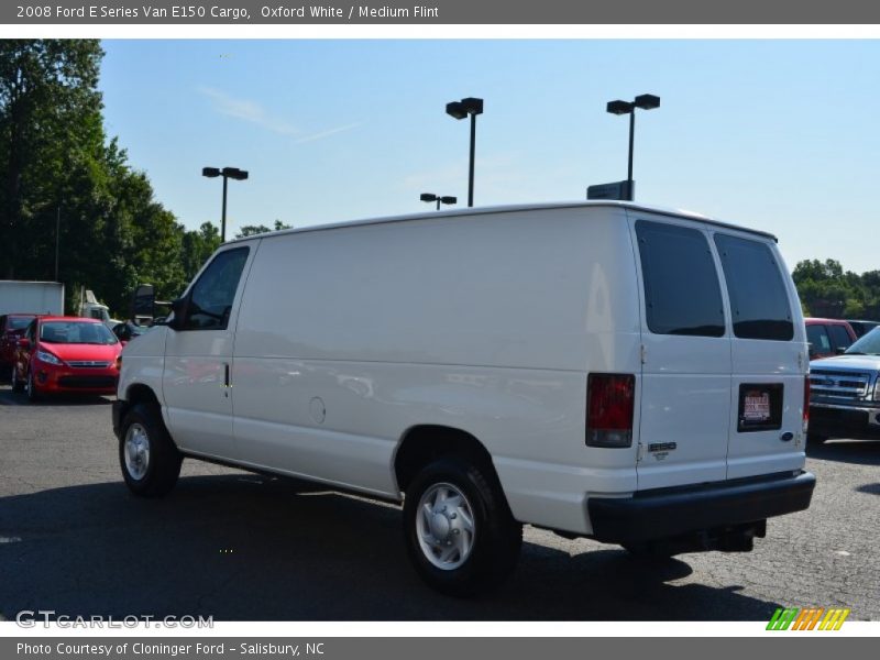 Oxford White / Medium Flint 2008 Ford E Series Van E150 Cargo