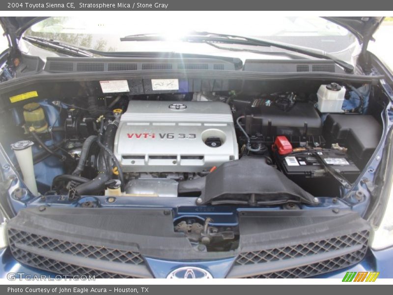 Stratosphere Mica / Stone Gray 2004 Toyota Sienna CE