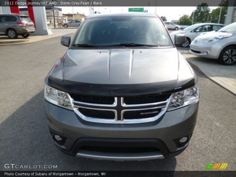 Storm Grey Pearl / Black 2012 Dodge Journey SXT AWD