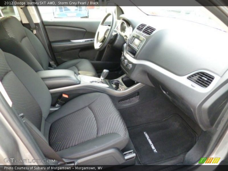 Storm Grey Pearl / Black 2012 Dodge Journey SXT AWD