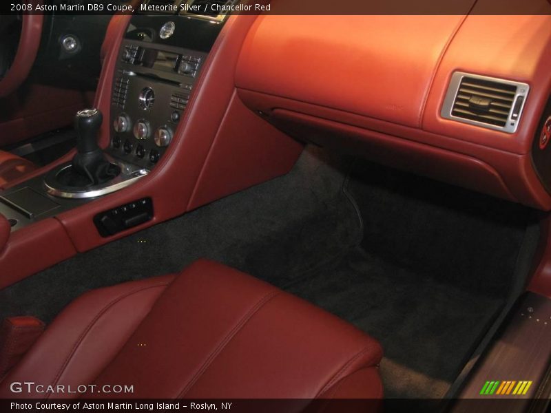 Meteorite Silver / Chancellor Red 2008 Aston Martin DB9 Coupe