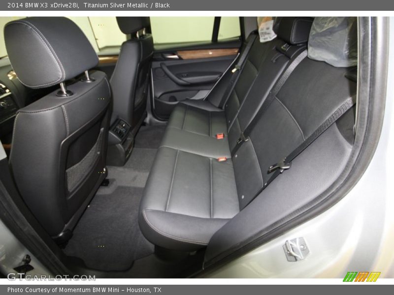 Titanium Silver Metallic / Black 2014 BMW X3 xDrive28i