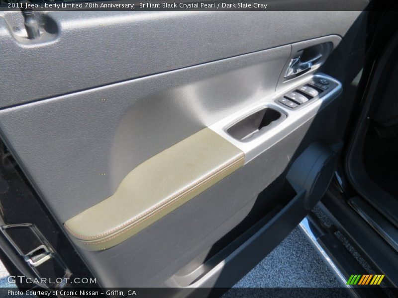 Brilliant Black Crystal Pearl / Dark Slate Gray 2011 Jeep Liberty Limited 70th Anniversary