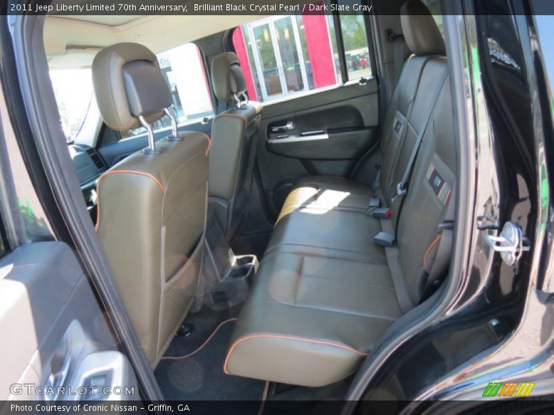 Brilliant Black Crystal Pearl / Dark Slate Gray 2011 Jeep Liberty Limited 70th Anniversary