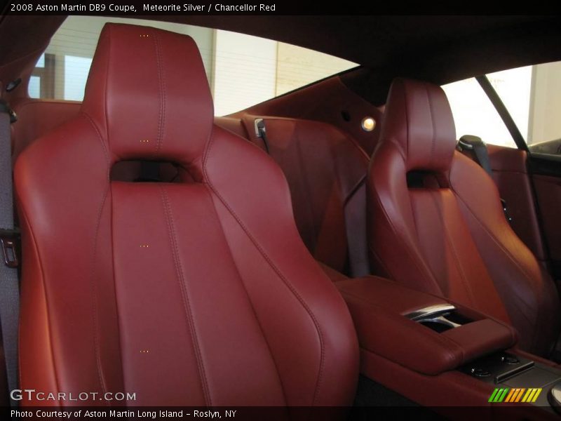 Meteorite Silver / Chancellor Red 2008 Aston Martin DB9 Coupe