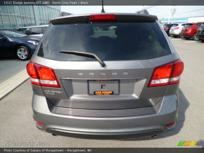 Storm Grey Pearl / Black 2012 Dodge Journey SXT AWD