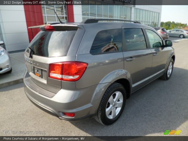 Storm Grey Pearl / Black 2012 Dodge Journey SXT AWD