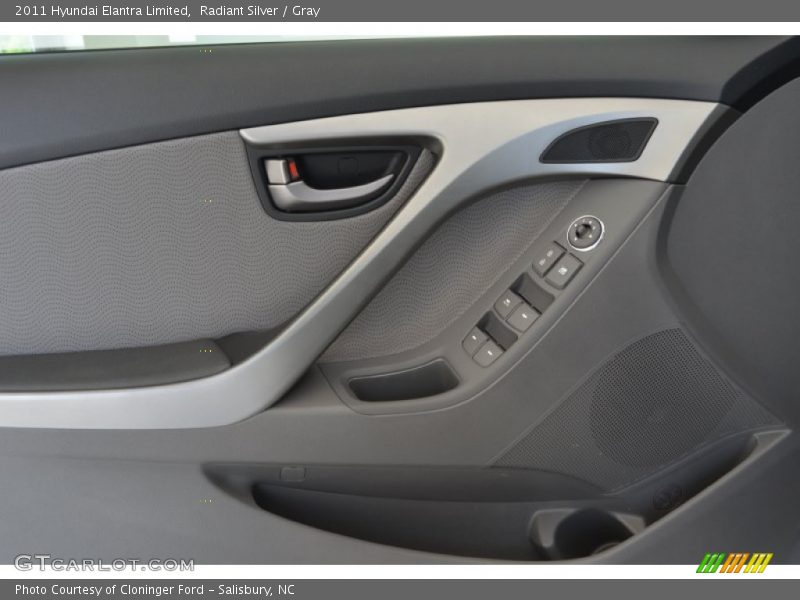 Radiant Silver / Gray 2011 Hyundai Elantra Limited
