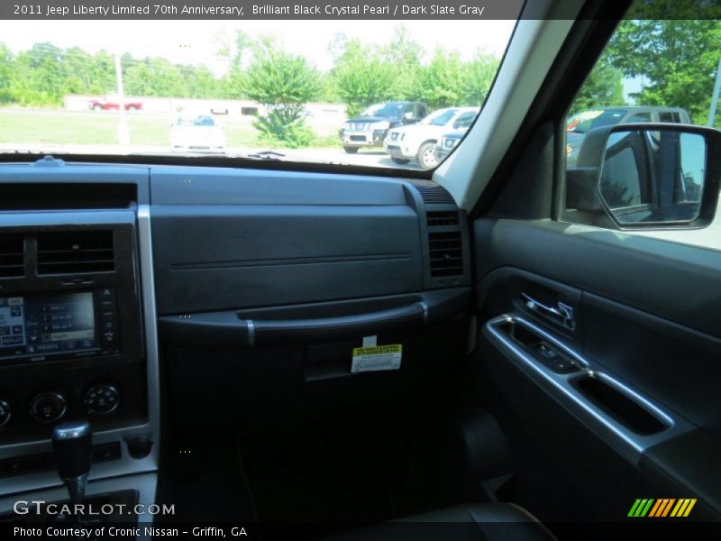 Brilliant Black Crystal Pearl / Dark Slate Gray 2011 Jeep Liberty Limited 70th Anniversary