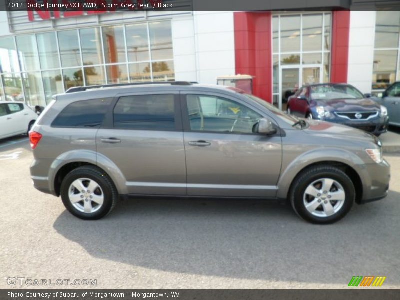 Storm Grey Pearl / Black 2012 Dodge Journey SXT AWD