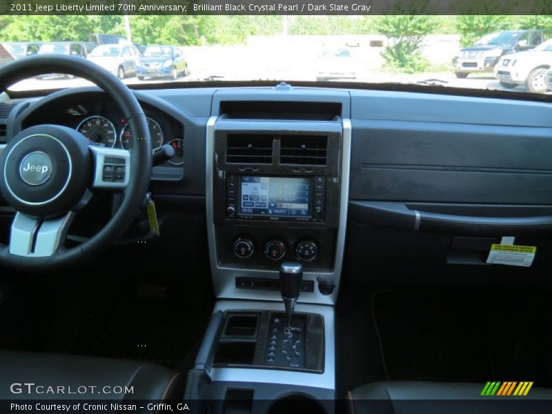 Brilliant Black Crystal Pearl / Dark Slate Gray 2011 Jeep Liberty Limited 70th Anniversary