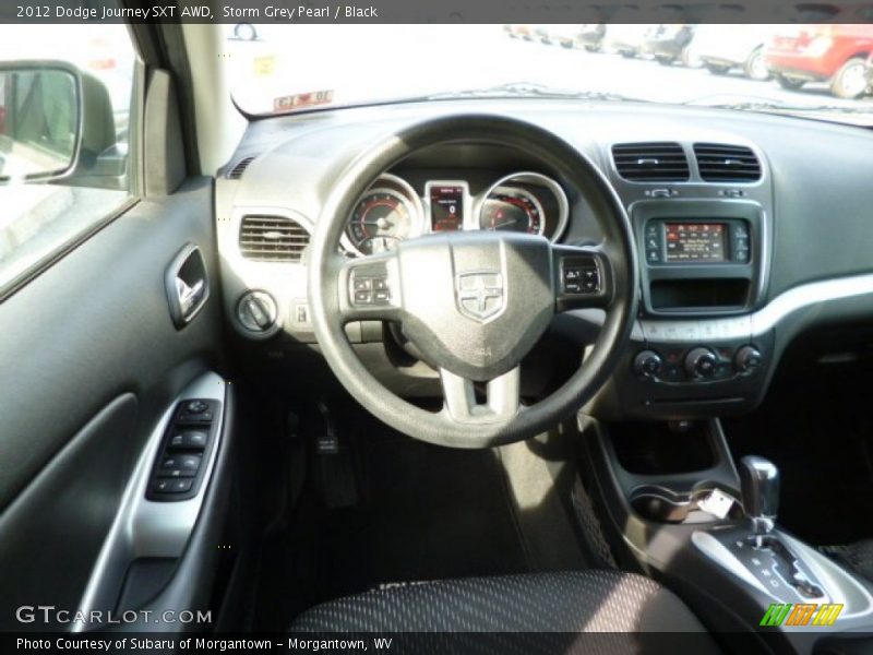 Storm Grey Pearl / Black 2012 Dodge Journey SXT AWD